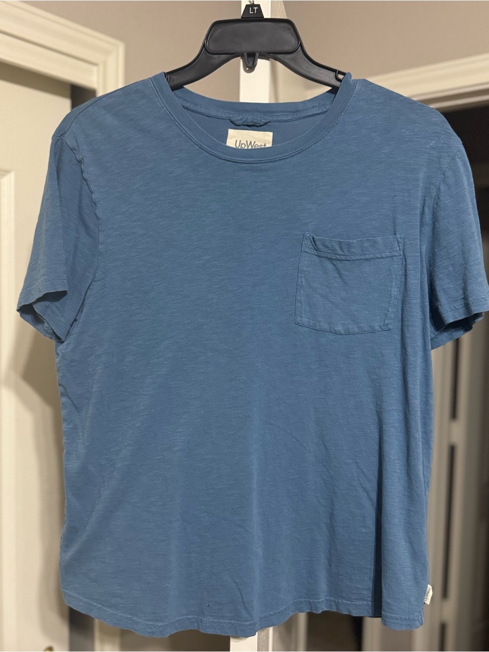 UpWest Men's Slate Blue Pocket Tee